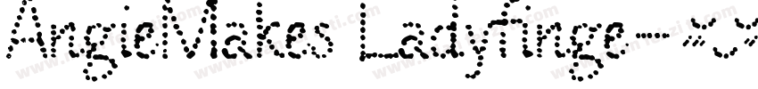 AngieMakes Ladyfinge字体转换